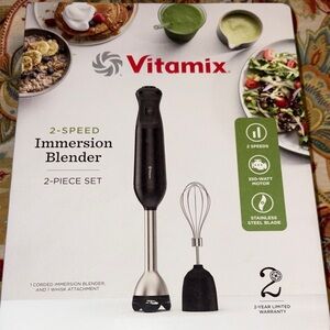 Vitamix 2-Speed Immersion Blender Set NIB